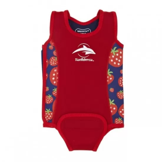 Costum termoreglabil din neopren pentru bebelusi Konfidence BabyWarma Strawberry 0-6 luni Costum termoreglabil din neopren pentru bebelusi Konfidence BabyWarma Strawberry 0-6 luni