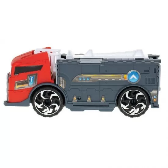 Masina pompieri transformabila in parcare 2 in 1 cu masinute si elicopter Masina pompieri transformabila in parcare 2 in 1 cu masinute si elicopter