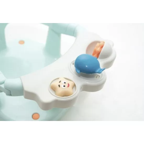 Scaun baie bebe cu stropitoare si jucarii, tavita frontala detasabila Olmitos Scaun baie bebe cu stropitoare si jucarii, tavita frontala detasabila Olmitos