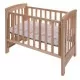 Patut co-sleeping 85x48 cm cu laterala culisanta Dreamy Mini Natur + saltea Patut co-sleeping 85x48 cm cu laterala culisanta Dreamy Mini Natur + saltea