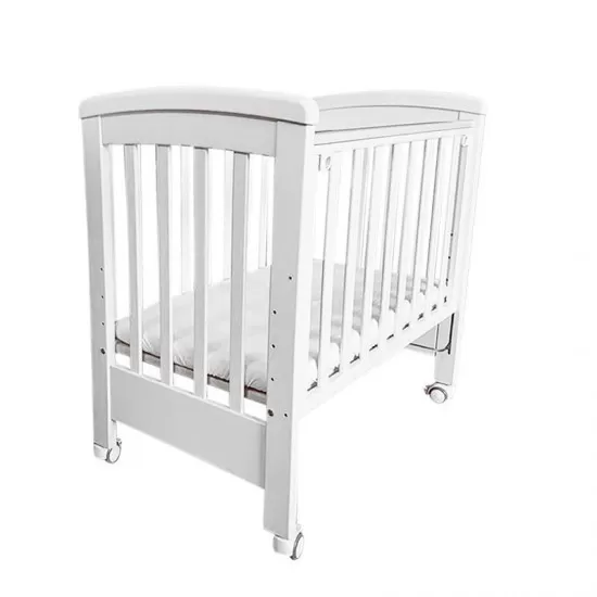 Patut co-sleeping 85x48 cm cu laterala culisanta Dreamy Mini Alb + saltea Patut co-sleeping 85x48 cm cu laterala culisanta Dreamy Mini Alb + saltea