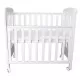 Patut co-sleeping 85x48 cm cu laterala culisanta Dreamy Mini Alb + saltea Patut co-sleeping 85x48 cm cu laterala culisanta Dreamy Mini Alb + saltea