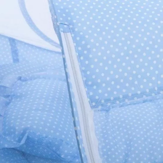 Patut voiaj pliabil bebe cu protectie impotriva tantarilor Happy Baby Blue Patut voiaj pliabil bebe cu protectie impotriva tantarilor Happy Baby Blue