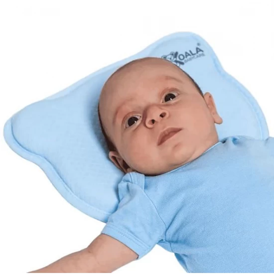 Perna bebelusi anti plagiocefalie 0-12 luni, forma ergonomica cu spuma memory, 2 huse detasabile, certificata in Germania, Koala Perfect Head Blue Perna bebelusi anti plagiocefalie 0-12 luni, forma ergonomica cu spuma memory, 2 huse detasabile, certificata in Germania, Koala Perfect Head Blue