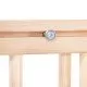 Poarta de siguranta extensibila din lemn natur 72-122 cm Springos Wooden Poarta de siguranta extensibila din lemn natur 72-122 cm Springos Wooden