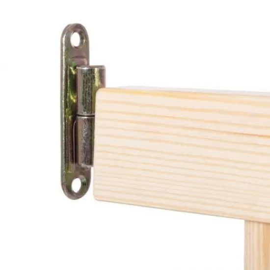 Poarta de siguranta extensibila din lemn natur 72-122 cm Springos Wooden Poarta de siguranta extensibila din lemn natur 72-122 cm Springos Wooden