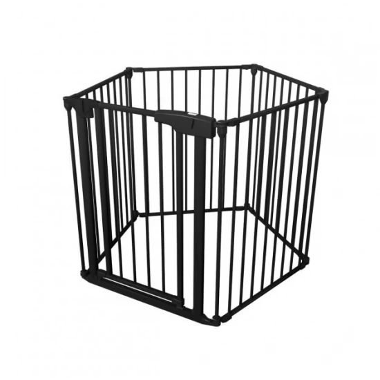 Poarta de siguranta transformabila in tarc modular cu 5 panouri, model configurabil, Guradian 6 Black Poarta de siguranta transformabila in tarc modular cu 5 panouri, model configurabil, Guradian 6 Black