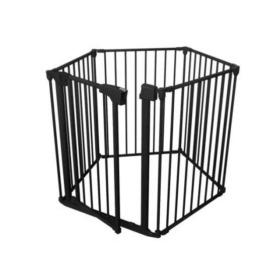 Poarta de siguranta transformabila in tarc modular cu 5 panouri, model configurabil, Guradian 6 Black Poarta de siguranta transformabila in tarc modular cu 5 panouri, model configurabil, Guradian 6 Black