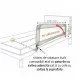 Protectie pat rabatabila pentru somiera adancita 150/59 cm Olmitos Turtle Protectie pat rabatabila pentru somiera adancita 150/59 cm Olmitos Turtle