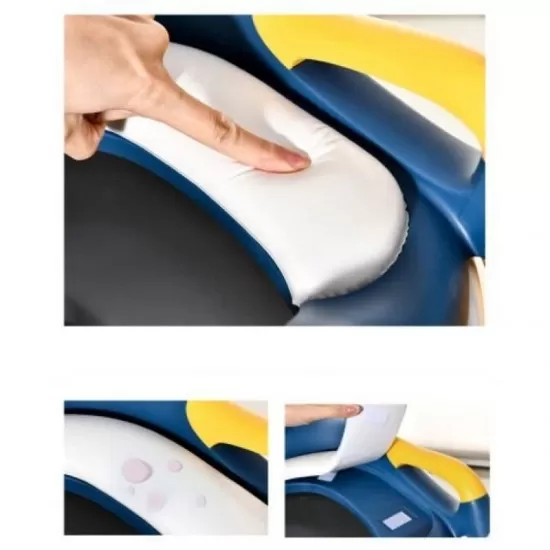 Reductor toaleta cu scarita si colac moale Wendo Grey Reductor toaleta cu scarita si colac moale Wendo Grey