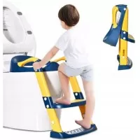 Reductor toaleta cu scarita si colac moale York Blue