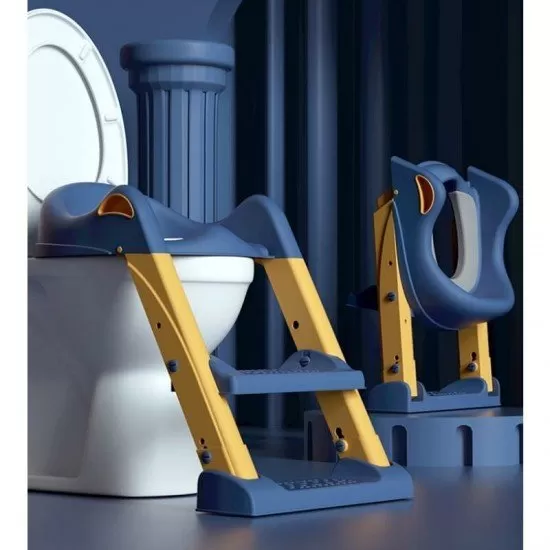 Reductor toaleta cu scarita si colac moale York Red Reductor toaleta cu scarita si colac moale York Red