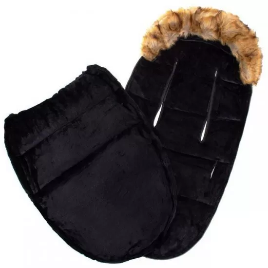 Sac pentru carucior calduros cu blanita detasabila Marelo Black Gold Sac pentru carucior calduros cu blanita detasabila Marelo Black Gold