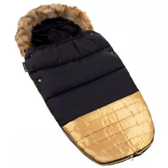 Sac pentru carucior calduros cu blanita detasabila Marelo Black Gold Sac pentru carucior calduros cu blanita detasabila Marelo Black Gold