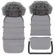 Sac pentru carucior transformabil 120 cm Kettu Maxi grey