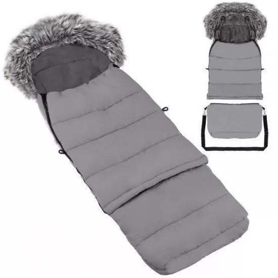 Sac pentru carucior transformabil 120 cm Kettu Maxi grey