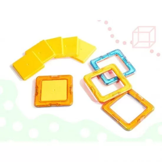 Set constructie magnetic 40 bucati Magical Magnet, include roti Set constructie magnetic 40 bucati Magical Magnet, include roti