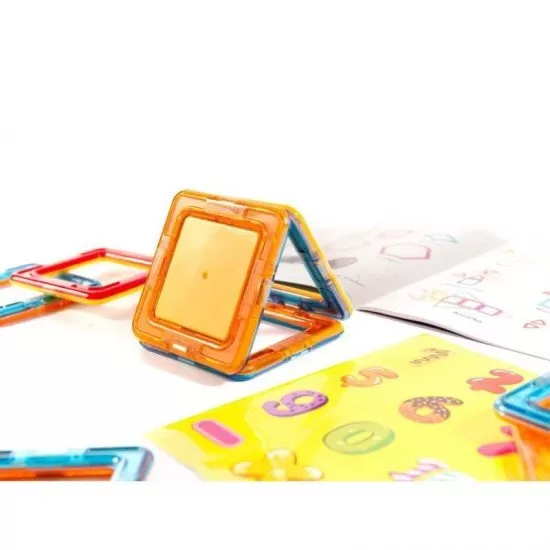 Set constructie magnetic 40 bucati Magical Magnet, include roti Set constructie magnetic 40 bucati Magical Magnet, include roti