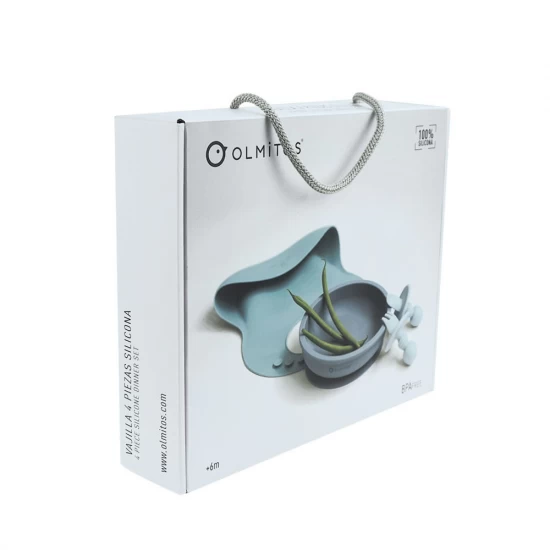 Set diversificare bebelusi 4 piese Olmitos blue Set diversificare bebelusi 4 piese Olmitos blue