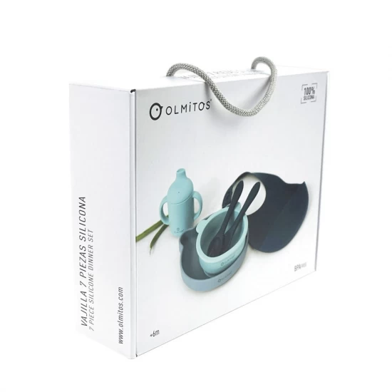 Set diversificare bebelusi 7 piese Olmitos Bear blue Set diversificare bebelusi 7 piese Olmitos Bear blue