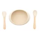 Set tacamuri bebelusi si bol cu ventuza Olmitos peach Set tacamuri bebelusi si bol cu ventuza Olmitos peach