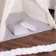Cort copii stil indian Teepee Grey Stars XXL Springos Cort copii stil indian Teepee Grey Stars XXL Springos