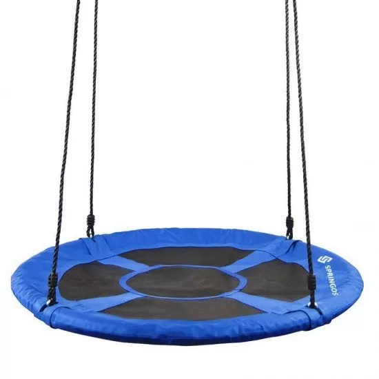 Leagan tip cuib Springos 90 cm Stork albastru Leagan tip cuib Springos 90 cm Stork albastru