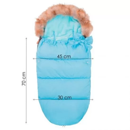 Sac iarna carucior cu blanita detasabila Springos Mevis Delux All Blue Sac iarna carucior cu blanita detasabila Springos Mevis Delux All Blue