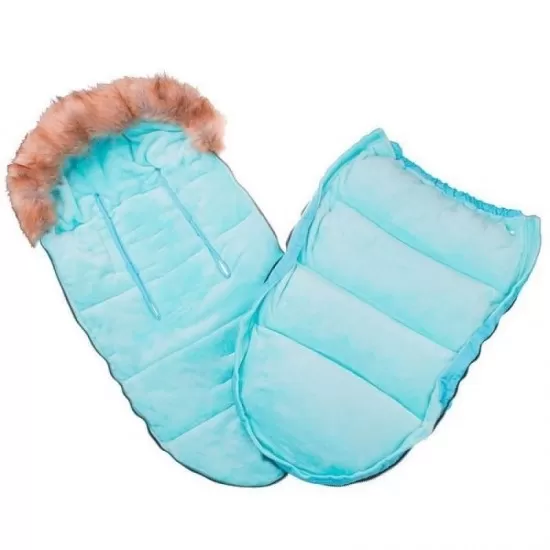 Sac iarna carucior cu blanita detasabila Springos Mevis Delux All Blue Sac iarna carucior cu blanita detasabila Springos Mevis Delux All Blue