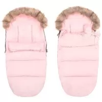 Sac iarna carucior cu blanita detasabila Mevis Delux Roz Springos