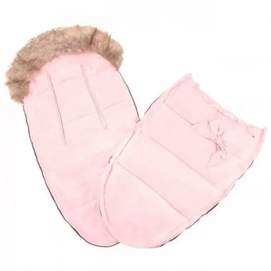Sac iarna carucior cu blanita detasabila Mevis Delux Roz Springos Sac iarna carucior cu blanita detasabila Mevis Delux Roz Springos