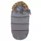Sac iarna carucior cu blanita detasabila Mevis Delux Dark Grey Springos Sac iarna carucior cu blanita detasabila Mevis Delux Dark Grey Springos