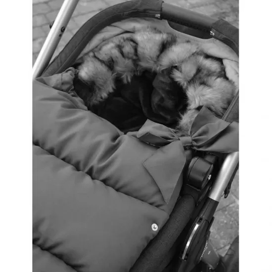 Sac iarna carucior cu blanita detasabila Mevis Delux Dark Grey Springos Sac iarna carucior cu blanita detasabila Mevis Delux Dark Grey Springos