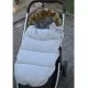 Sac iarna carucior cu blanita detasabila Mevis Delux Light Grey Springos