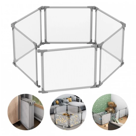 Tarc de joaca bebelusi hexagonal, pliabil si ajustabil Cozy Tarc de joaca bebelusi hexagonal, pliabil si ajustabil Cozy