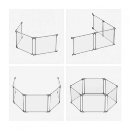 Tarc de joaca bebelusi hexagonal, pliabil si ajustabil Cozy Tarc de joaca bebelusi hexagonal, pliabil si ajustabil Cozy