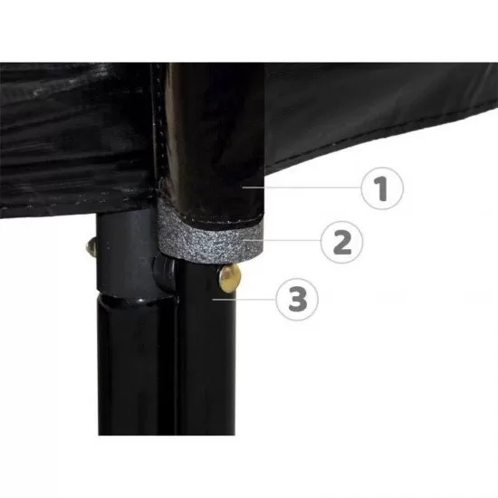 Trambulina copii 244 cm Skyflyer Premium Pro cu scara si plasa de protectie Trambulina copii 244 cm Skyflyer Premium Pro cu scara si plasa de protectie