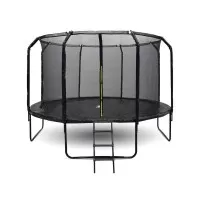 Trambulina copii 305 cm Skyflyer Premium Pro cu scara si plasa de protectie