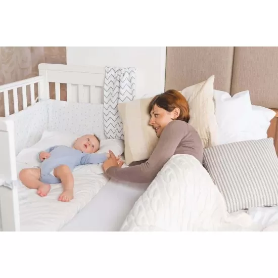 Treppy patut co-sleeping 120x60 cu laterala culisanta si roti Dreamy Plus Natur Treppy patut co-sleeping 120x60 cu laterala culisanta si roti Dreamy Plus Natur