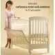 Treppy patut co-sleeping 120x60 cu laterala culisanta si roti Dreamy Plus Natur Treppy patut co-sleeping 120x60 cu laterala culisanta si roti Dreamy Plus Natur