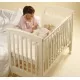 Treppy patut co-sleeping 120x60 cu laterala culisanta si roti Dreamy Plus Natur Treppy patut co-sleeping 120x60 cu laterala culisanta si roti Dreamy Plus Natur