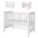 Patut co-sleeping 120x60 cu laterala culisanta si roti Dreamy Plus Alb Treppy Patut co-sleeping 120x60 cu laterala culisanta si roti Dreamy Plus Alb Treppy