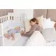 Patut co-sleeping 120x60 cu laterala culisanta si roti Dreamy Plus Alb Treppy Patut co-sleeping 120x60 cu laterala culisanta si roti Dreamy Plus Alb Treppy