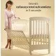 Patut co-sleeping 120x60 cu laterala culisanta si roti Dreamy Plus Alb Treppy Patut co-sleeping 120x60 cu laterala culisanta si roti Dreamy Plus Alb Treppy