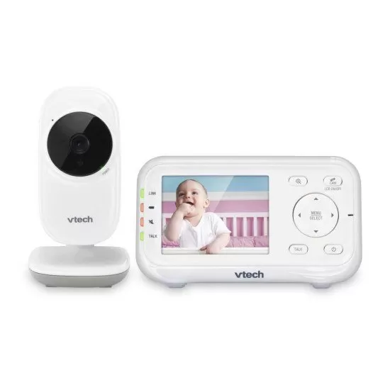 Videointerfon digital bidirectional Vtech 2.8 inch VM3255 cu melodii si infrarosu Videointerfon digital bidirectional Vtech 2.8 inch VM3255 cu melodii si infrarosu