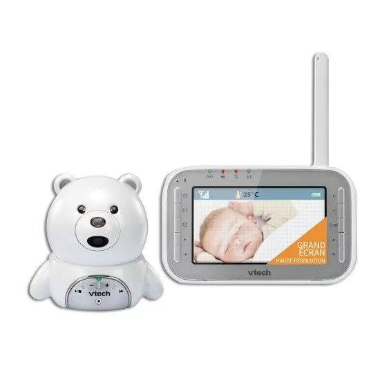 Videointerfon digital bidirectional Vtech 4,3 inch BM4200 cu melodii si termometru Videointerfon digital bidirectional Vtech 4,3 inch BM4200 cu melodii si termometru