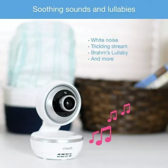 Videointerfon digital bidirectional Vtech 5 inch VM5261 cu melodii si unghi reglabil Videointerfon digital bidirectional Vtech 5 inch VM5261 cu melodii si unghi reglabil