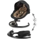 Balansoar leagan electric 2 in 1 pentru bebelusi, Bluetooth, Kidwell Reve, Negru Auriu