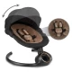 Balansoar leagan electric 2 in 1 pentru bebelusi, Bluetooth, Kidwell Reve, Negru Auriu