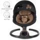 Balansoar leagan electric 2 in 1 pentru bebelusi, Bluetooth, Kidwell Reve, Negru Auriu